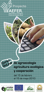 CURSO ON-LINE DE AGROECOLOGÍA Y AGRICULTURA ECOLÓGICA -ALMÓCITA-